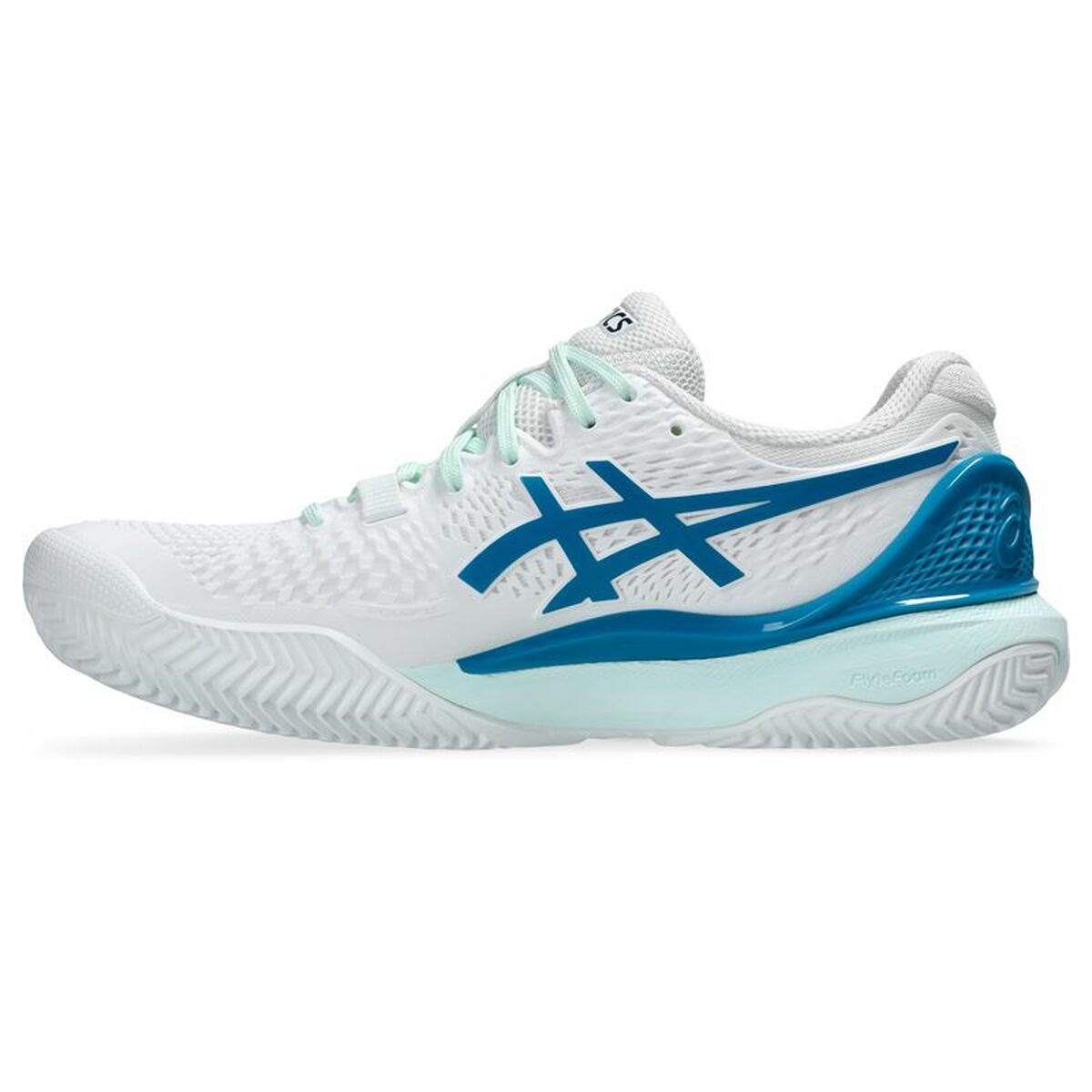 Women’s Tennis Shoes Asics Gel-Resolution 9 Clay Mujer White