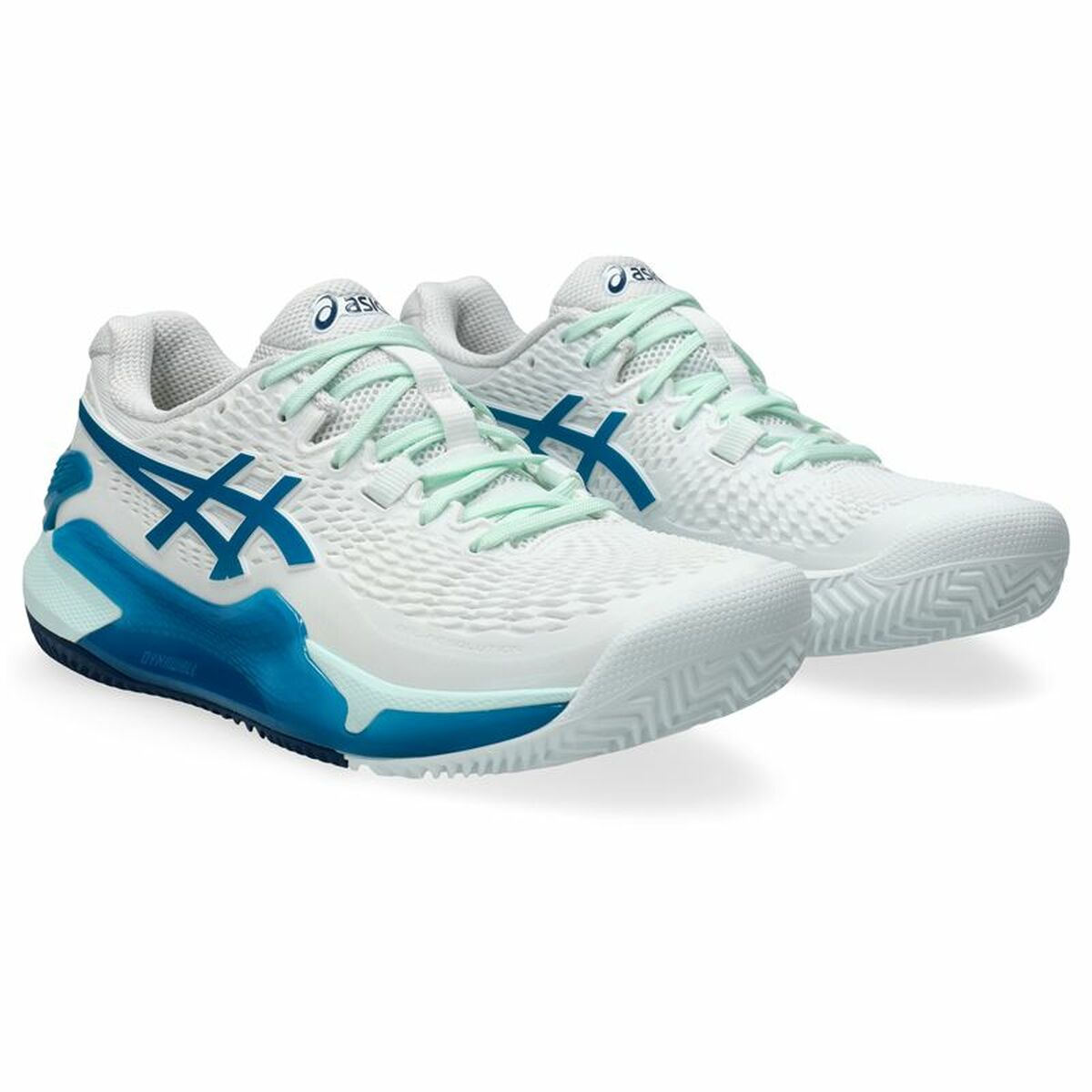 Women’s Tennis Shoes Asics Gel-Resolution 9 Clay Mujer White