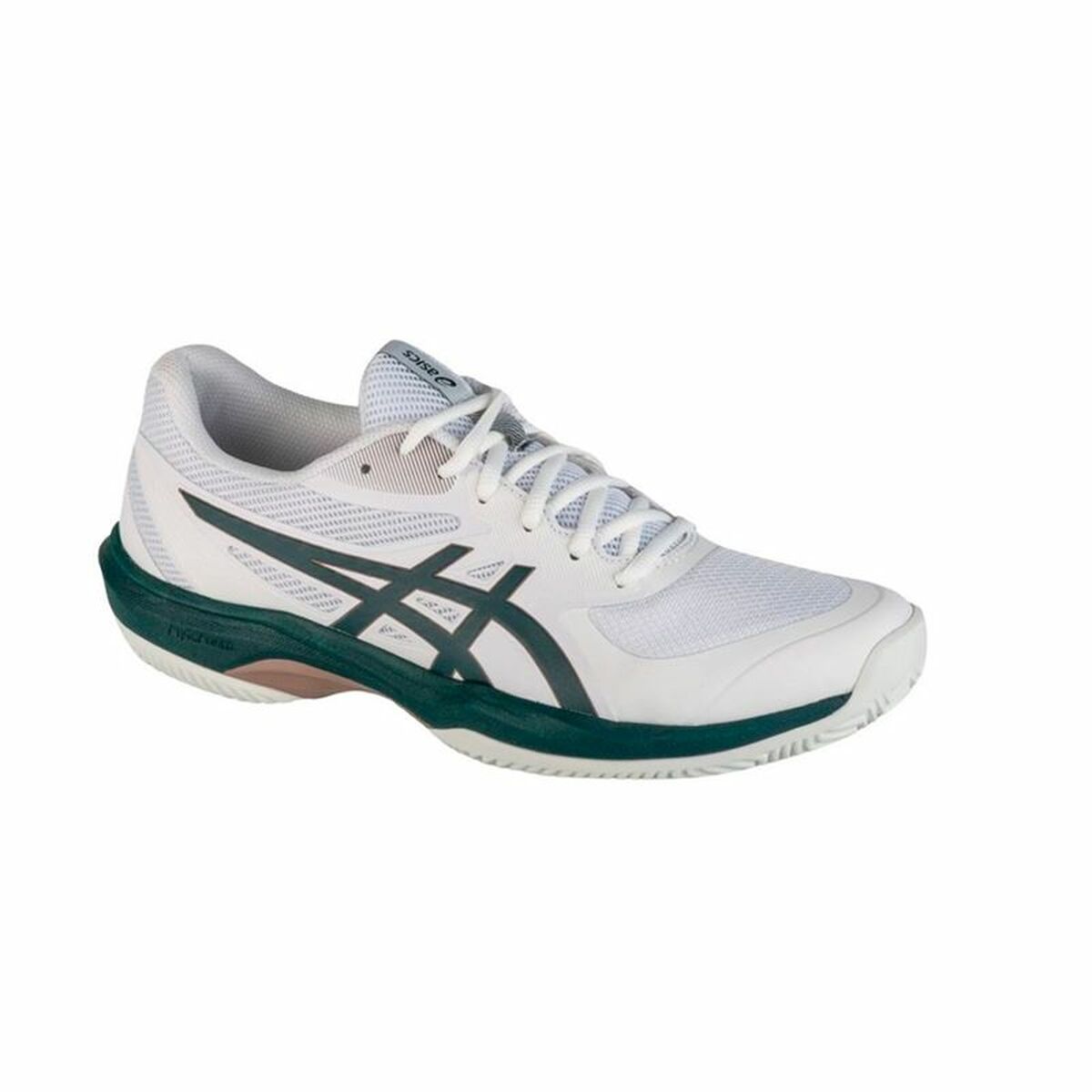 Men’s Tennis Shoes Asics Game Ff Clay/Oc White Olive Men’s Tennis Shoes Asics Game Ff Clay/Oc White Olive