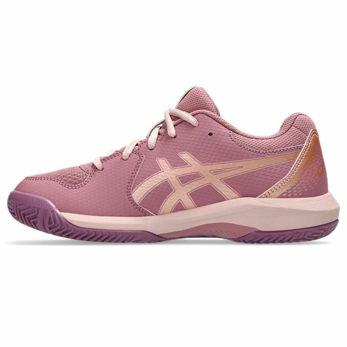 Adult’s Padel Trainers Asics Gel-Dedicate 8 Padel Gs Purple Pink