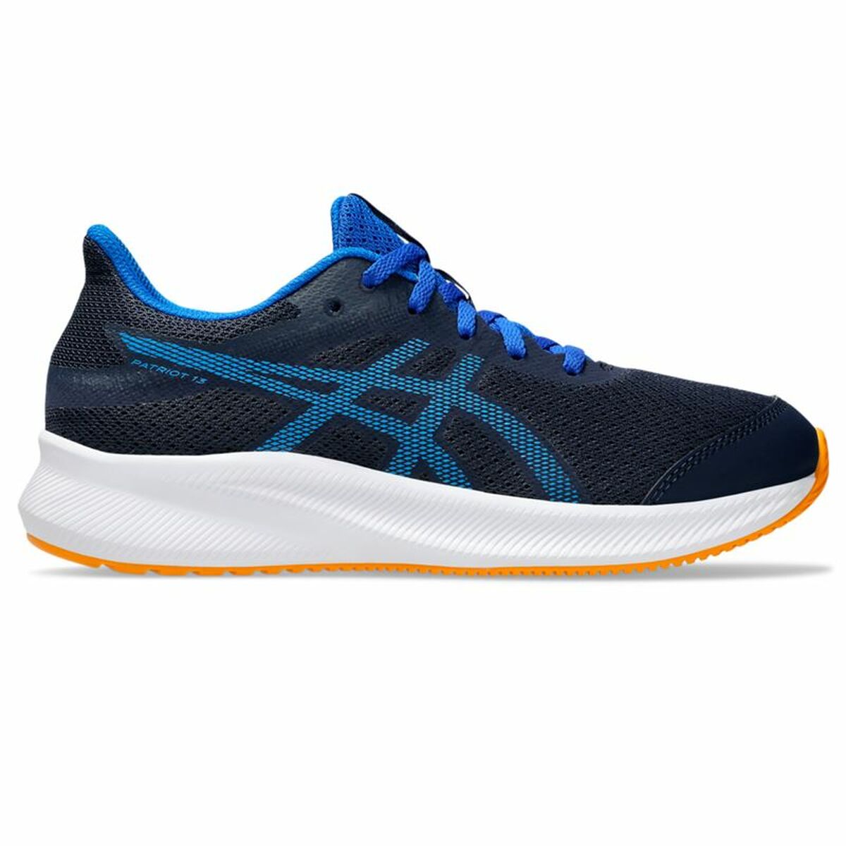 Sports Shoes for Kids Asics Patriot 13 Gs Blue Sports Shoes for Kids Asics Patriot 13 Gs Blue