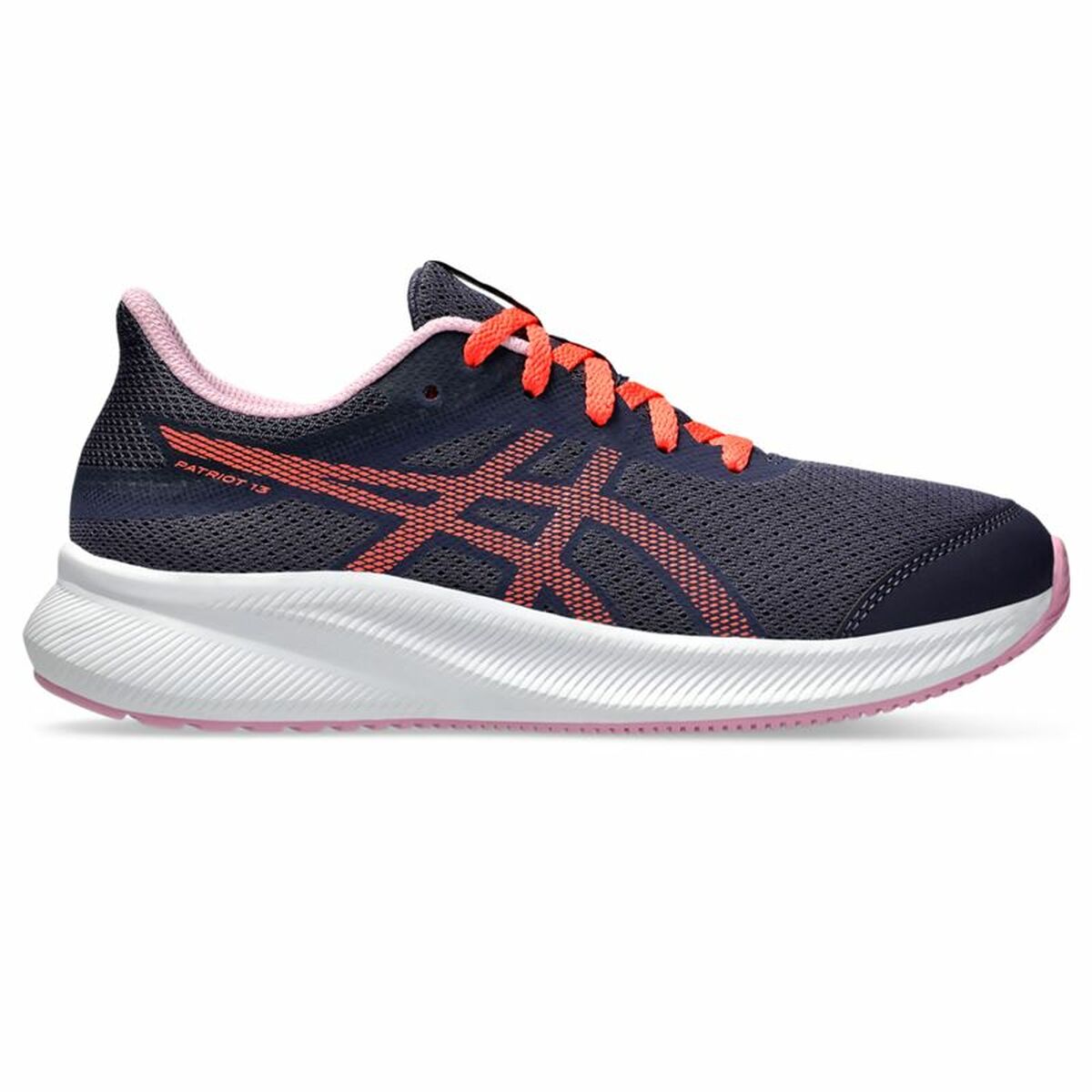 Running Shoes for Kids Asics Patriot 13 Gs Navy Blue