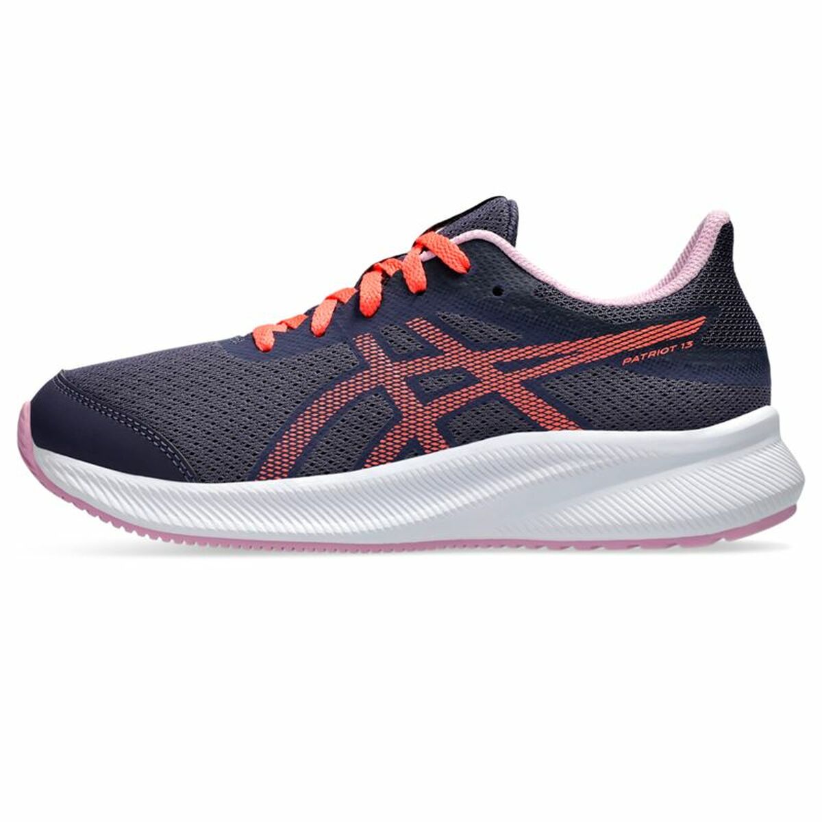 Running Shoes for Kids Asics Patriot 13 Gs Navy Blue
