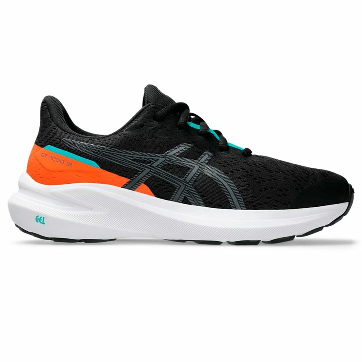 Sports Shoes for Kids Asics Gt-1000 13 Gs Black Sports Shoes for Kids Asics Gt-1000 13 Gs Black