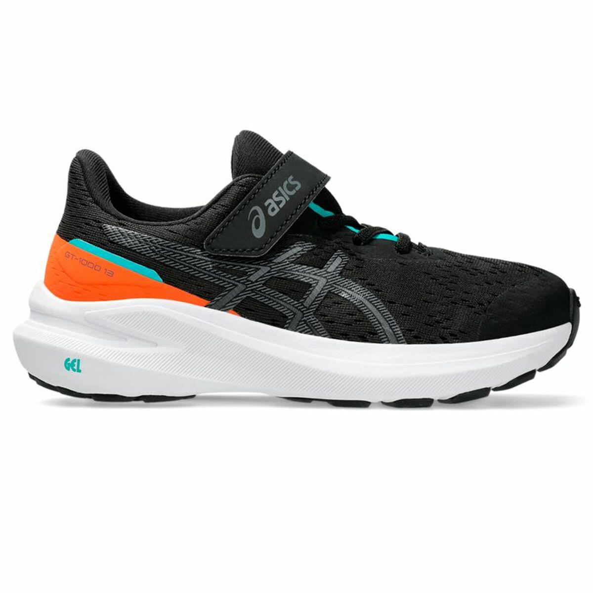 Running Shoes for Kids Asics Gt-1000 13 Ps Black Running Shoes for Kids Asics Gt-1000 13 Ps Black
