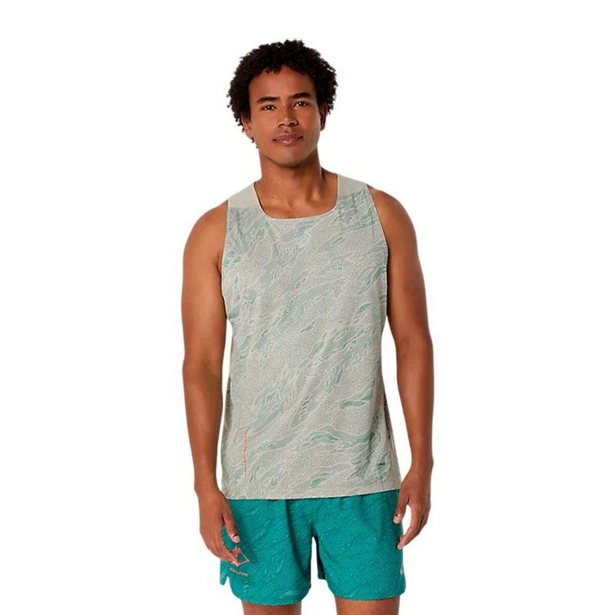 Tank Top Men Asics Fujitrail Singlet Grey Light grey Tank Top Men Asics Fujitrail Singlet Grey Light grey