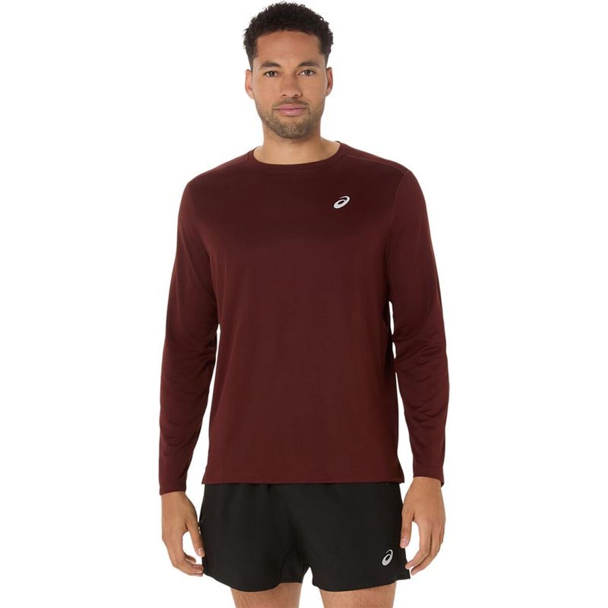 Men’s Short Sleeve T-Shirt Asics Core Dark Red Men’s Short Sleeve T-Shirt Asics Core Dark Red