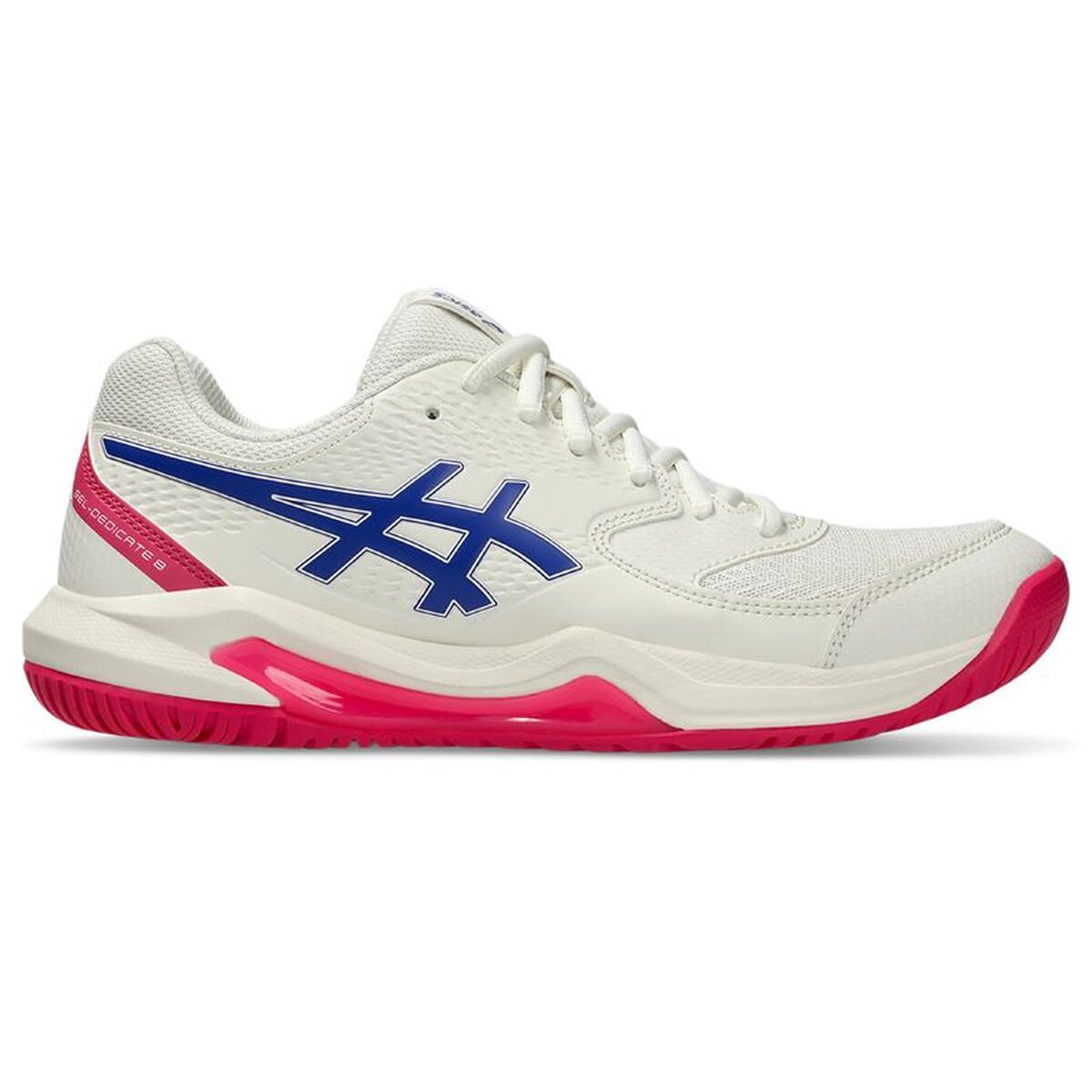 Women’s Tennis Shoes Asics Gel-Dedicate 8 White Women’s Tennis Shoes Asics Gel-Dedicate 8 White