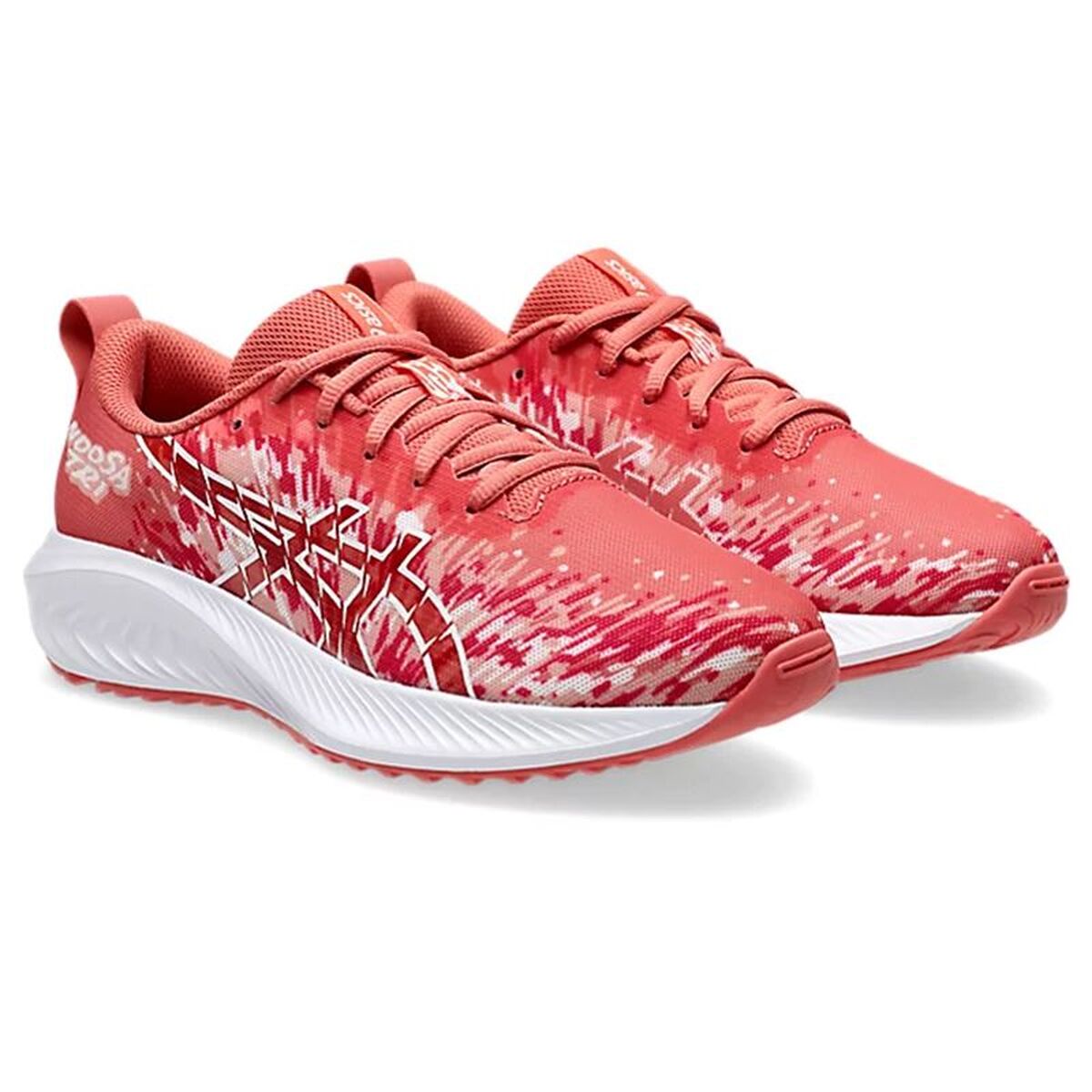 Sports Shoes for Kids Asics Gel-Noosa Tri 16 Gs Salmon Crimson Red