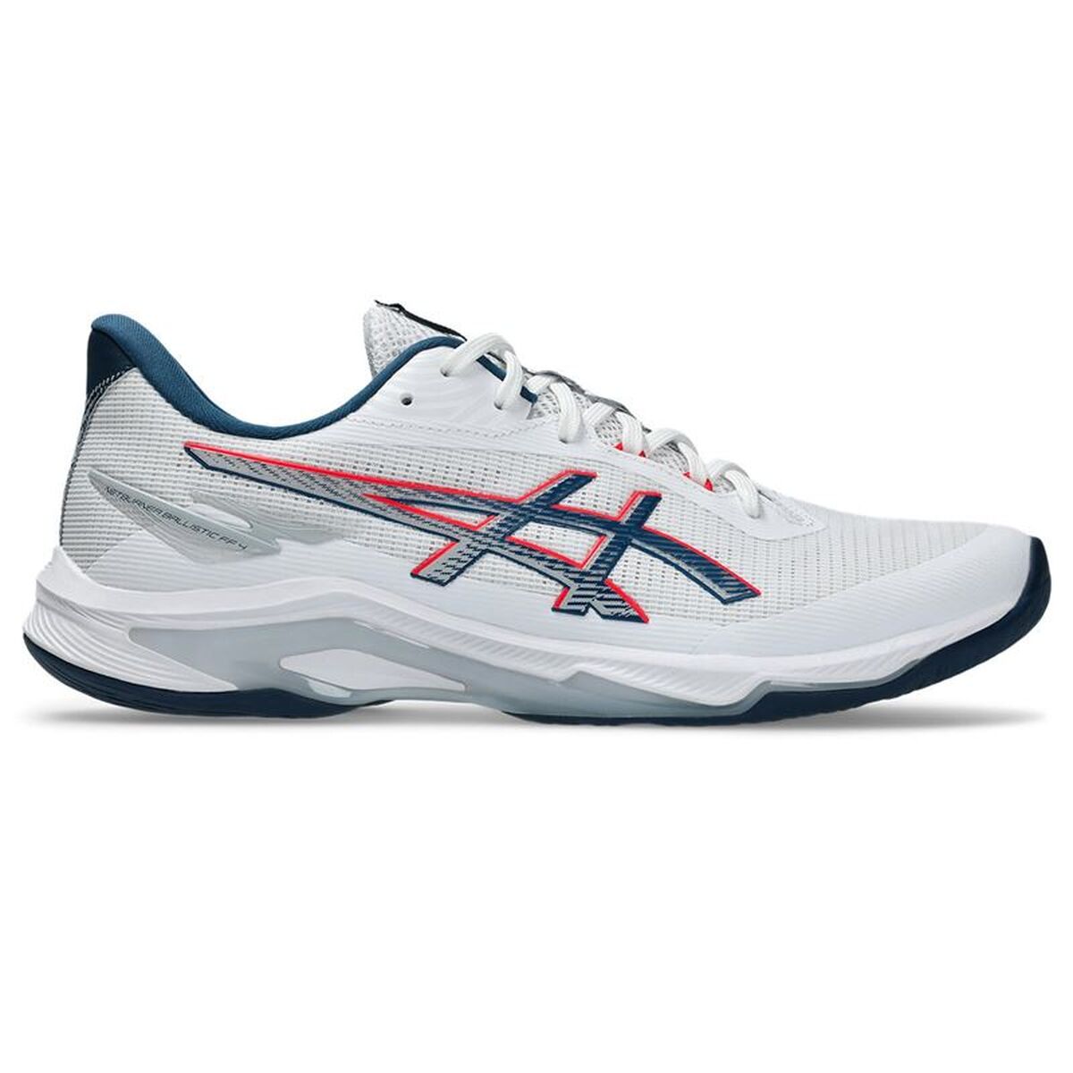 Men’s Trainers Asics Netburner Ballistic Ff 4 White Volleyball Men’s Trainers Asics Netburner Ballistic Ff 4 White Volleyball