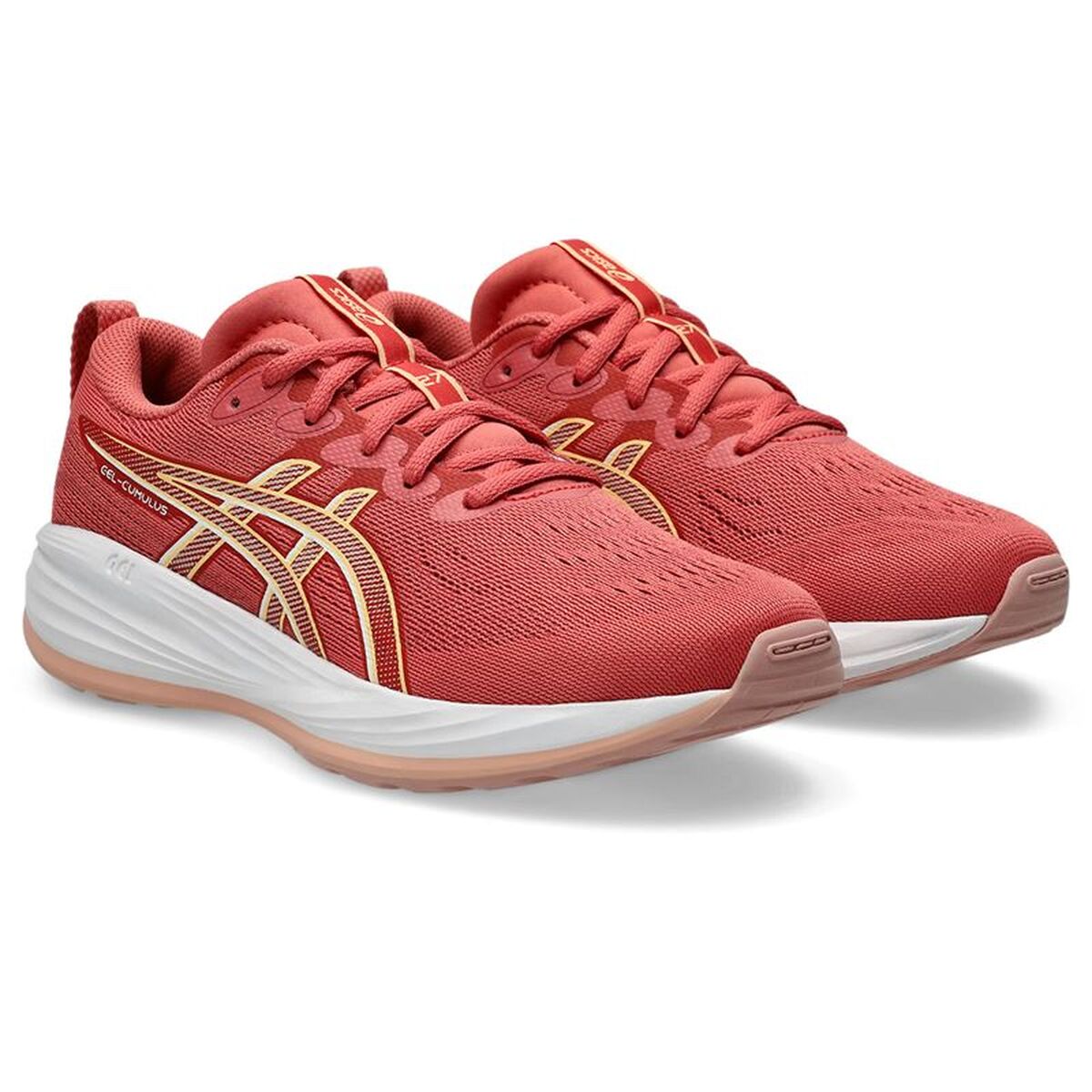 Sports Shoes for Kids Asics Gel-Cumulus 27 Gs Salmon Crimson Red