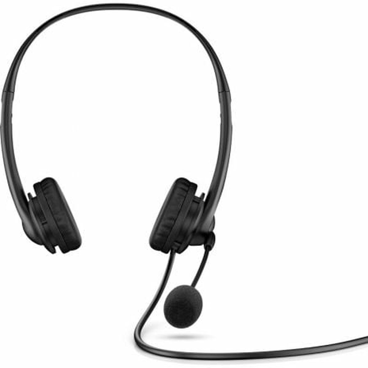 Headphones with Microphone HP 428K6AA Black Headphones with Microphone HP 428K6AA Black