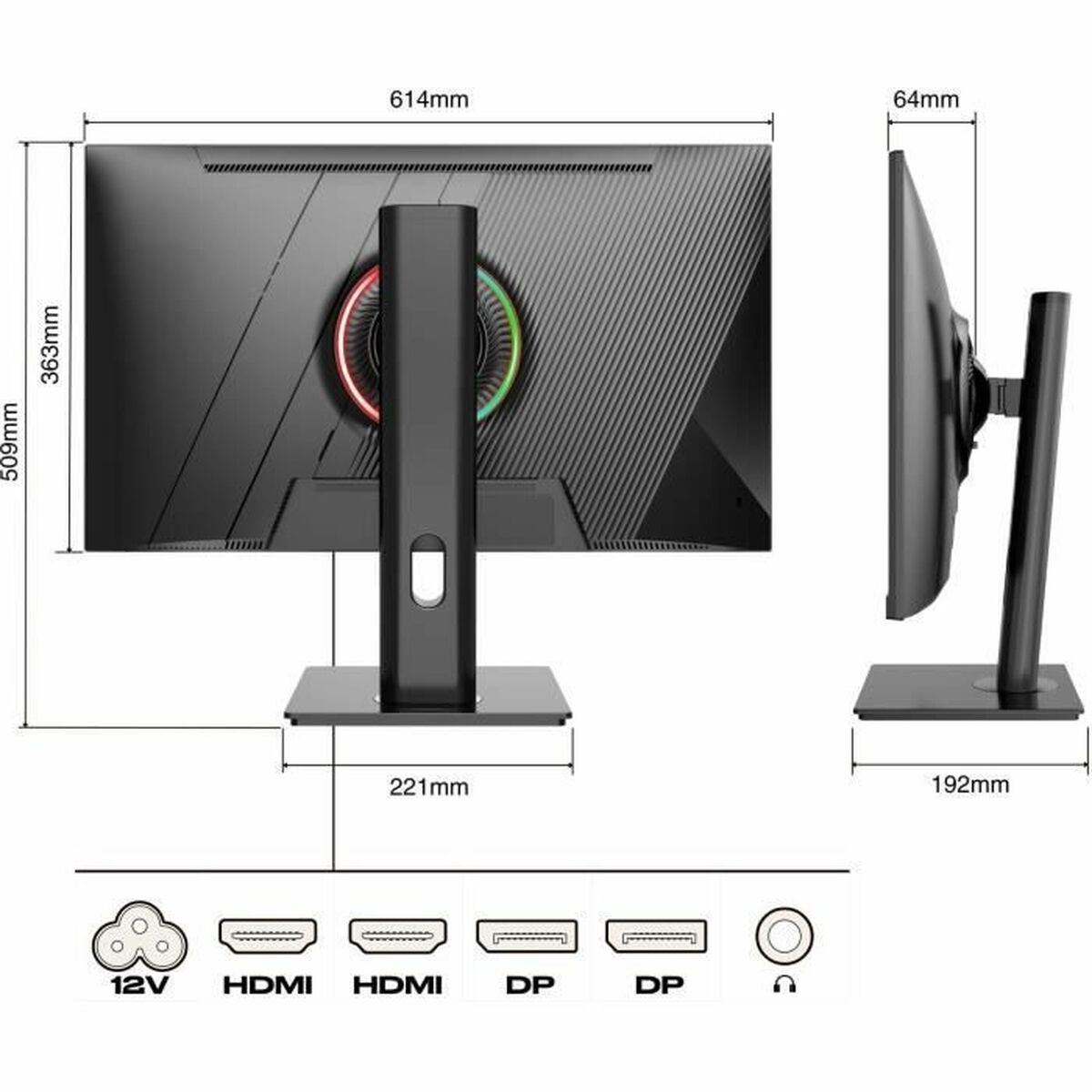 Monitor Japannext JN-27IPS165WQHDR-HSP WQHD 27″