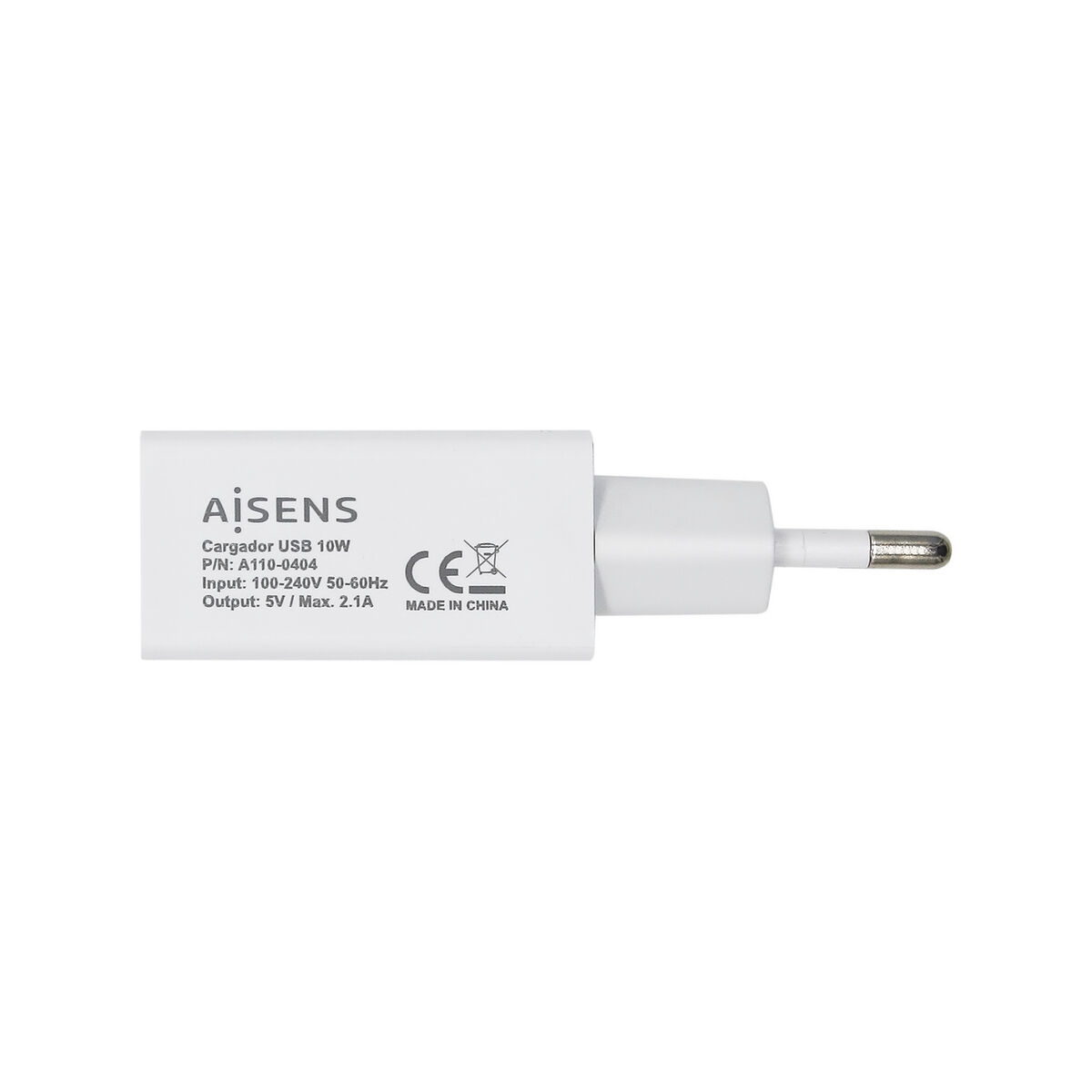 Wall Charger Aisens A110-0404 White 10 W