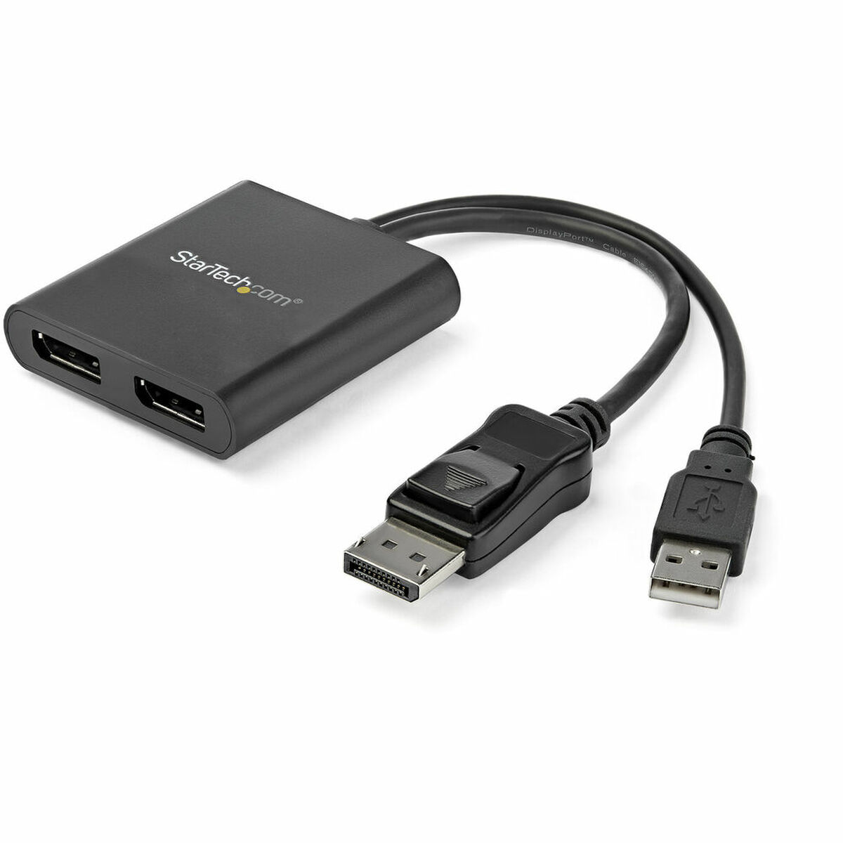 Splitter DisplayPort Startech MSTDP122DP Black 4K Ultra HD Splitter DisplayPort Startech MSTDP122DP Black 4K Ultra HD