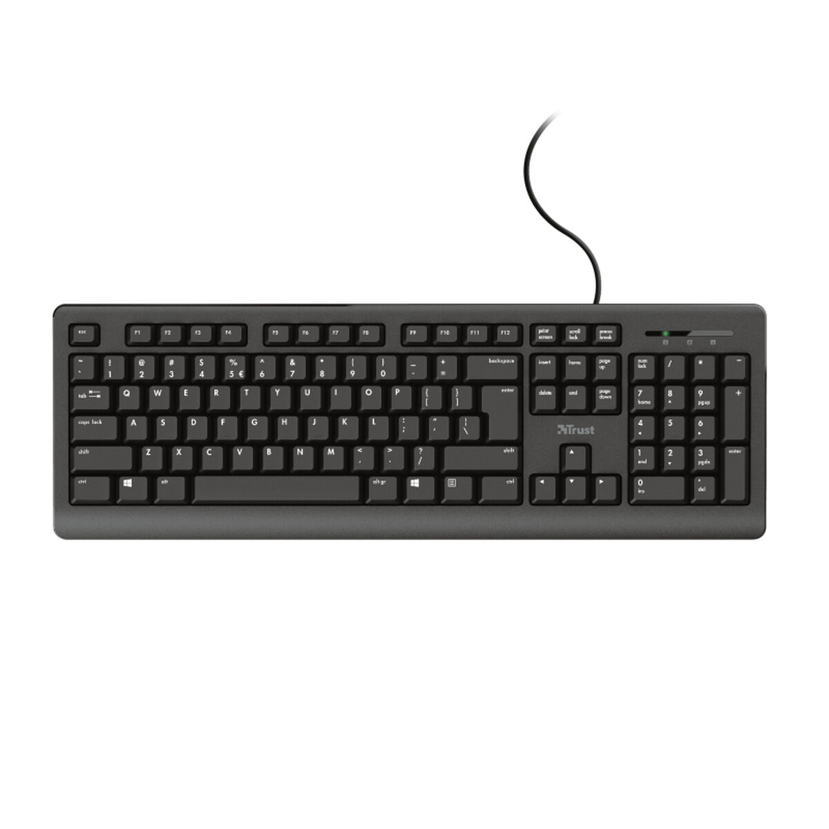 Keyboard Trust Primo Qwerty Portuguese Black Keyboard Trust Primo Qwerty Portuguese Black