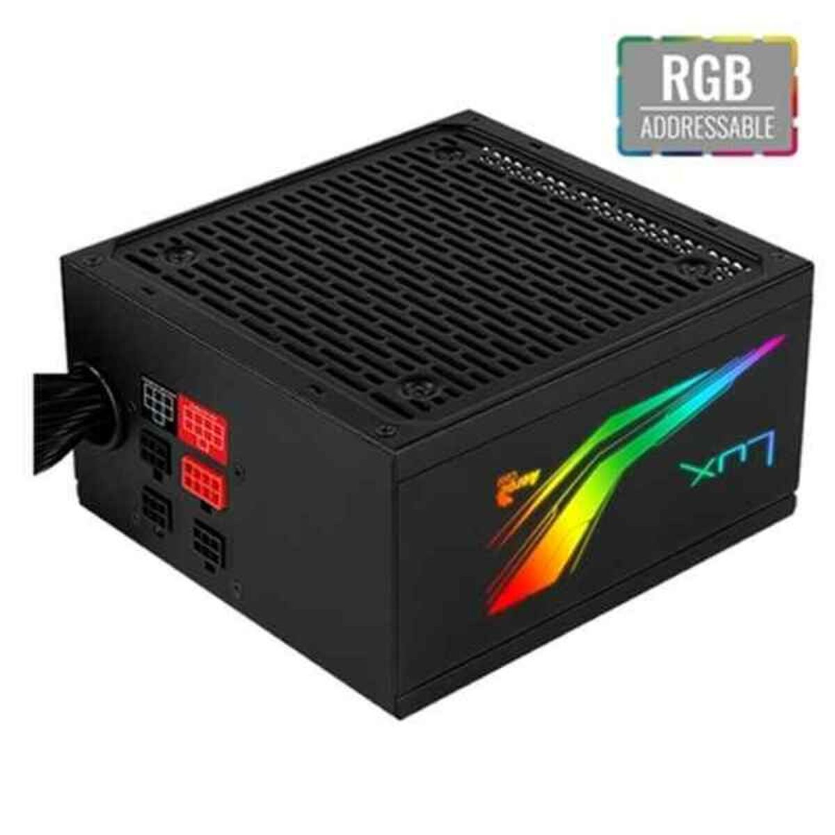 Power supply Aerocool LUX RGB 550M ATX 550 W 80 Plus Bronze LED RGB Power supply Aerocool LUX RGB 550M ATX 550 W 80 Plus Bronze LED RGB