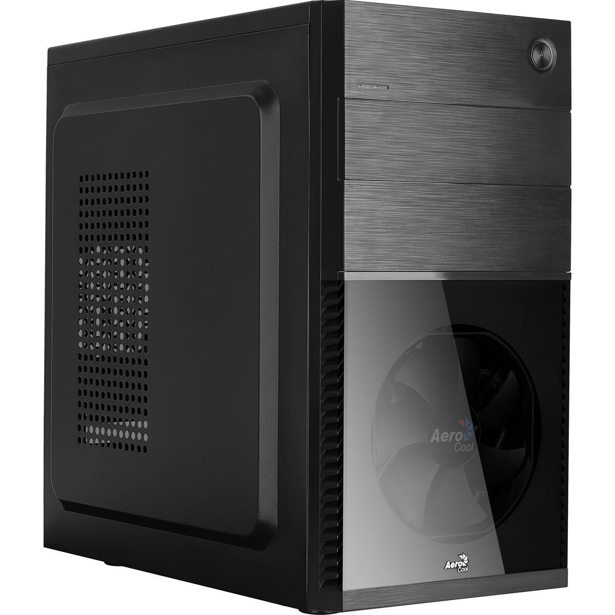 ATX Semi-tower Box Aerocool CS105BK Black LED RGB mATX
