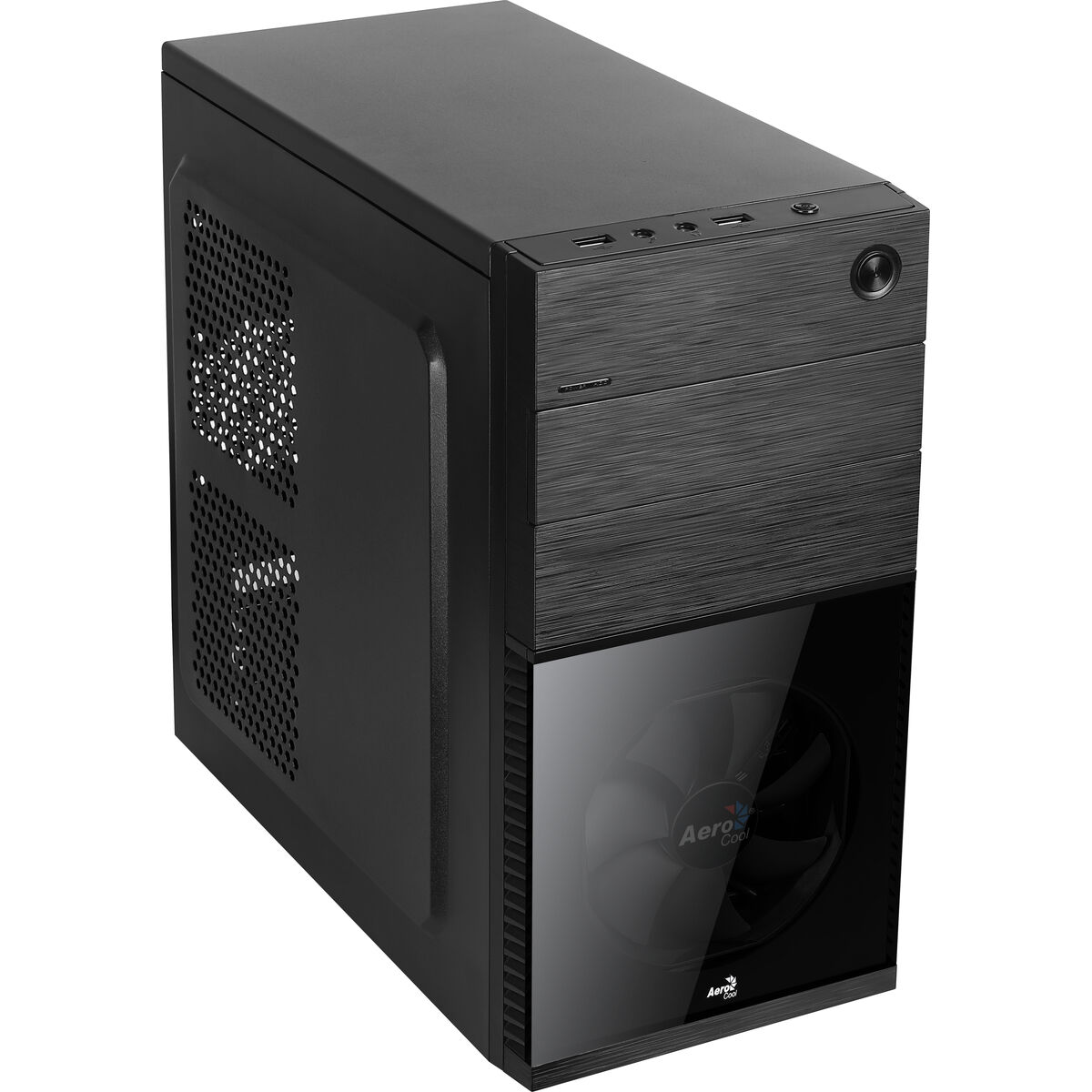 ATX Semi-tower Box Aerocool CS105BK Black LED RGB mATX