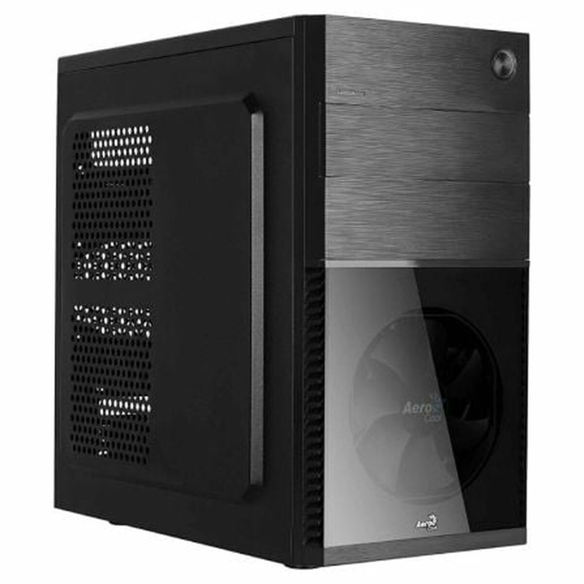 ATX Semi-tower Box Aerocool CS105BK Black LED RGB mATX
