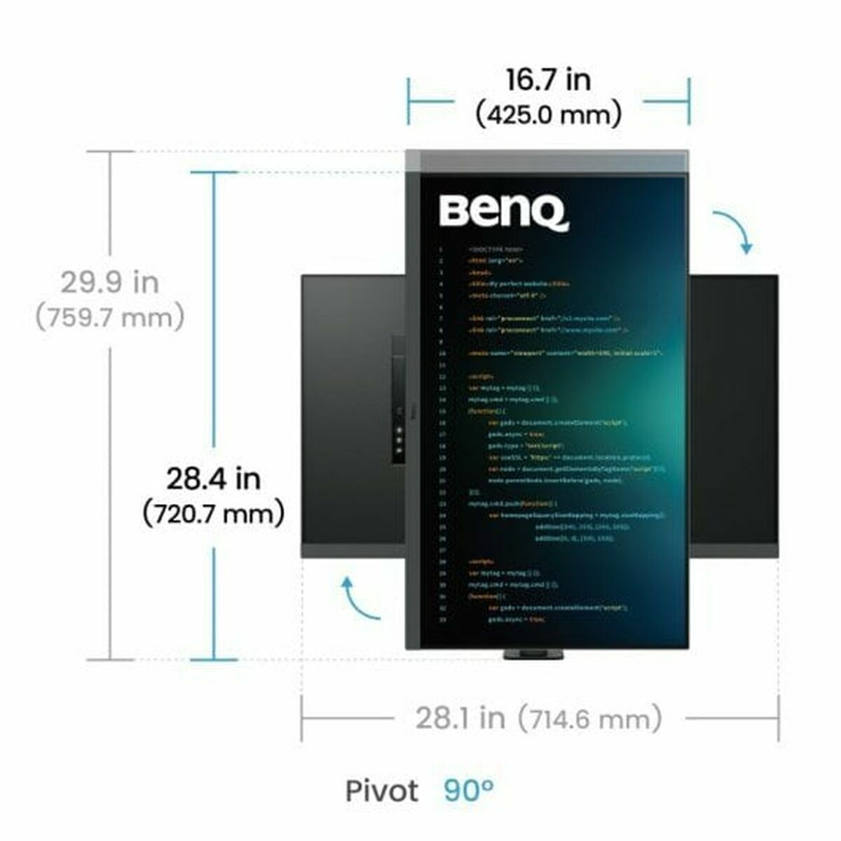 Smart TV BenQ RD320UA 4K Ultra HD 31,5″ LED IPS HDR10 Flicker free