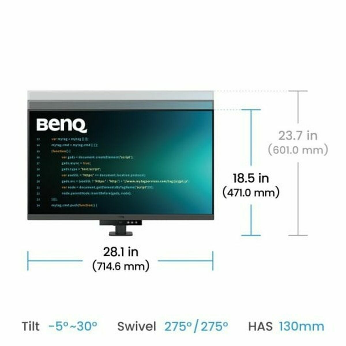 Smart TV BenQ RD320UA 4K Ultra HD 31,5″ LED IPS HDR10 Flicker free