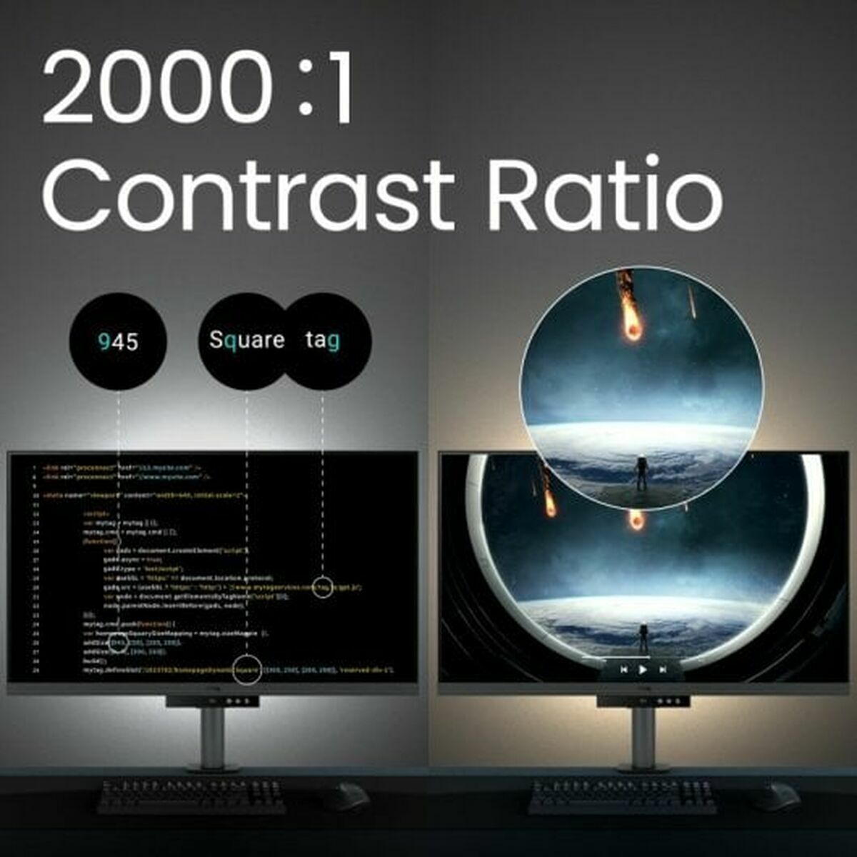 Smart TV BenQ RD320UA 4K Ultra HD 31,5″ LED IPS HDR10 Flicker free