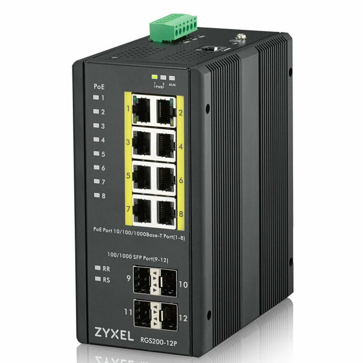 Switch ZyXEL RGS200-12P Black 240 W Switch ZyXEL RGS200-12P Black 240 W