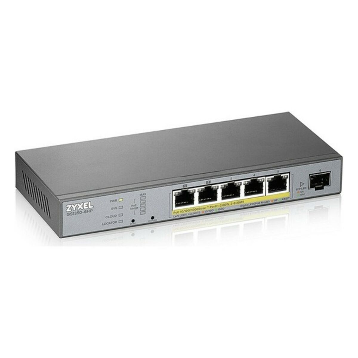 Switch ZyXEL GS1350-6HP-EU0101F 12 Gbps Switch ZyXEL GS1350-6HP-EU0101F 12 Gbps