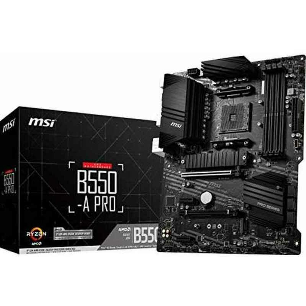 Motherboard MSI 7C56-002R ATX AM4 AMD AM4 AMD AMD B550