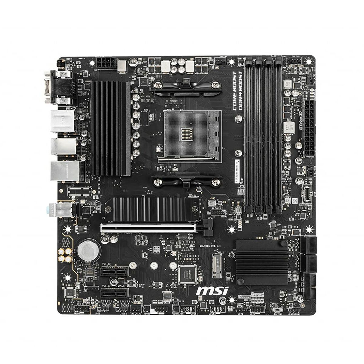 Motherboard MSI B550M PRO-VDH AMD B550 AMD AMD AM4