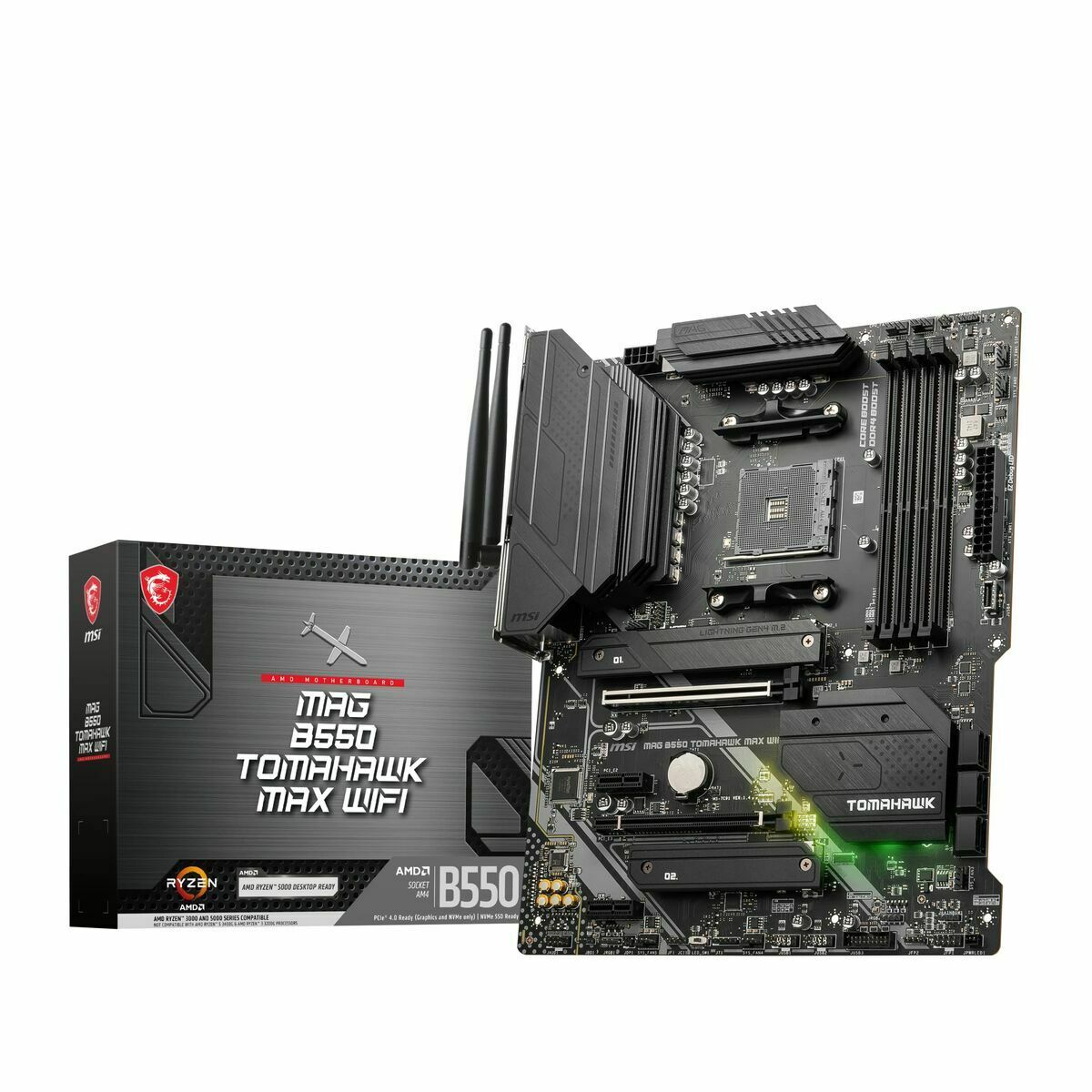 Motherboard MSI MAG B550 TOMAHAWK MAX WIFI AMD AM4 Motherboard MSI MAG B550 TOMAHAWK MAX WIFI AMD AM4
