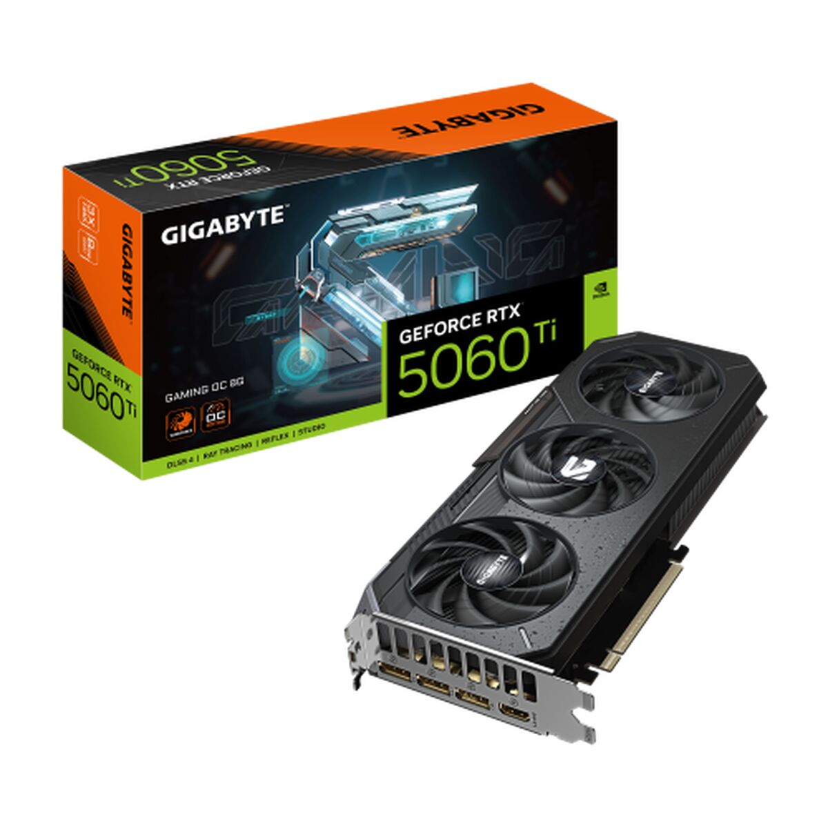 Graphics card Gigabyte GV-N506TGAMING OC-8GD 8 GB geforce rtx 5060 ti GDDR6 GDDR7