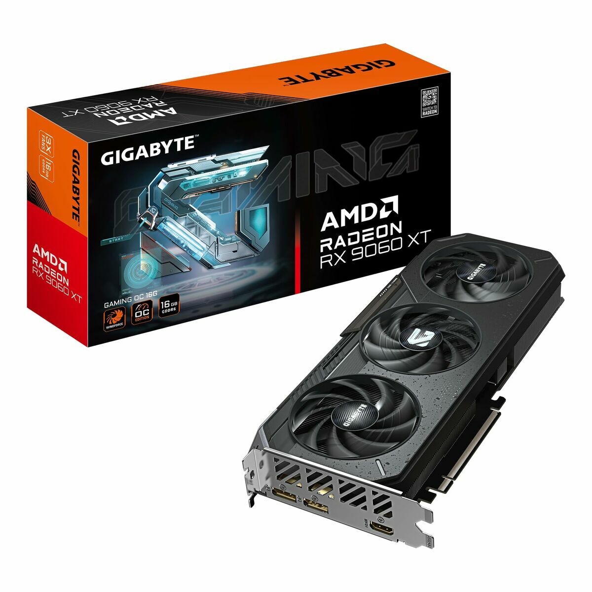 Graphics card Gigabyte 9VR906XTGO-00-G10 RADEON RX 9060 XT 16 GB GDDR6