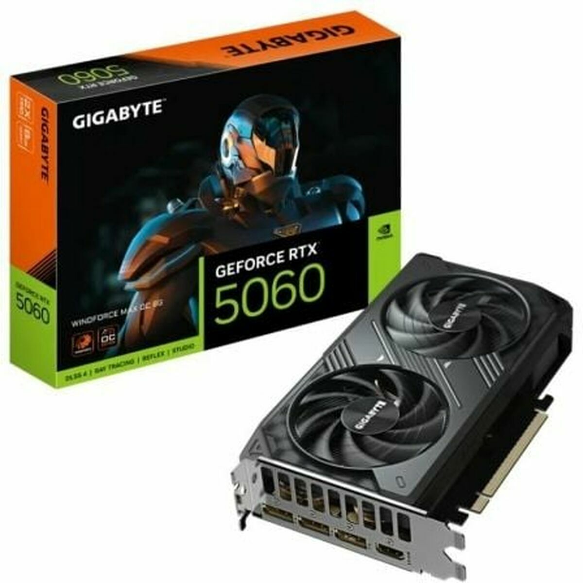 Graphics card Gigabyte 9VN5060WXO-00-G10 GEFORCE RTX 5060 8 GB GDDR7