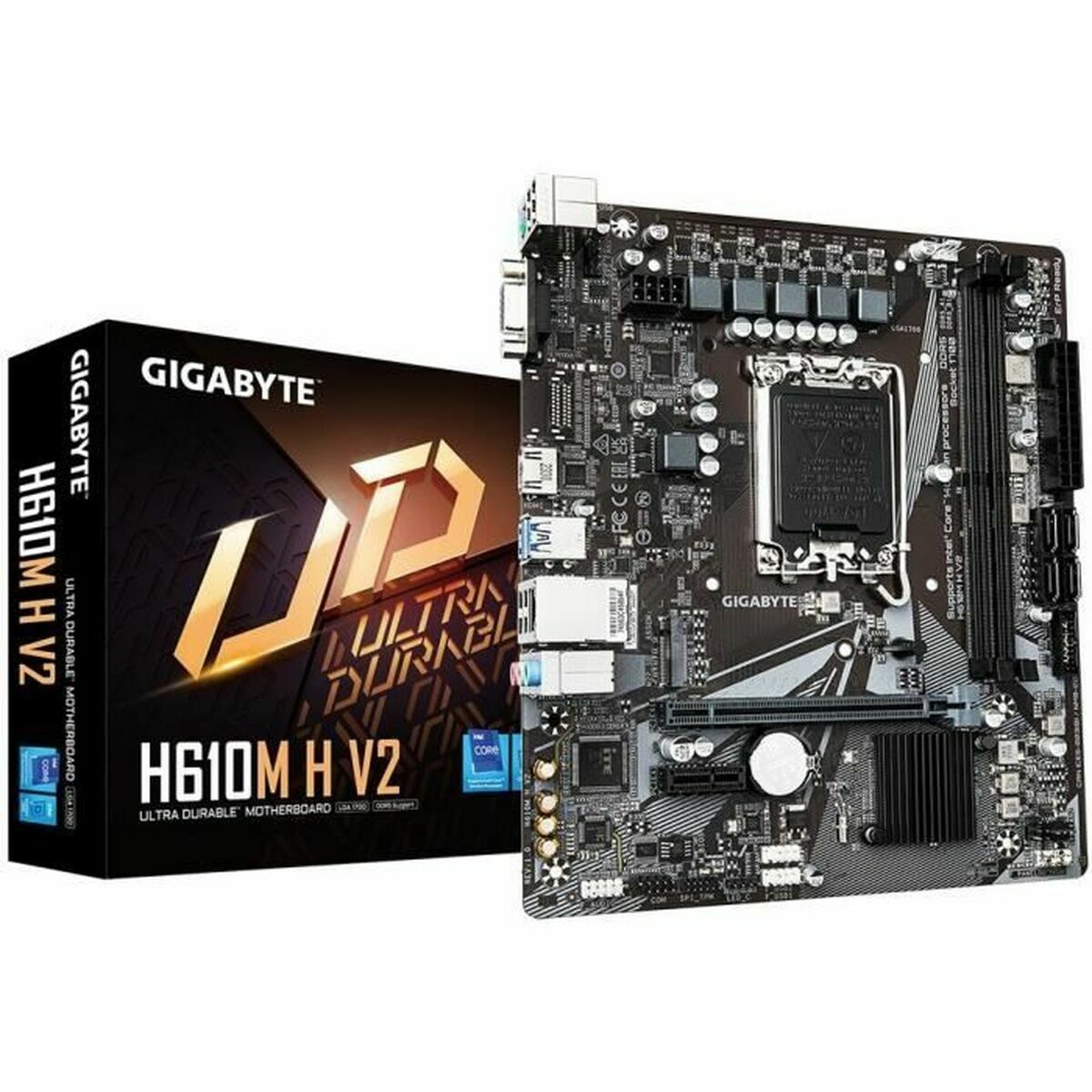 Motherboard Gigabyte H610M H V2 H610 LGA 1700