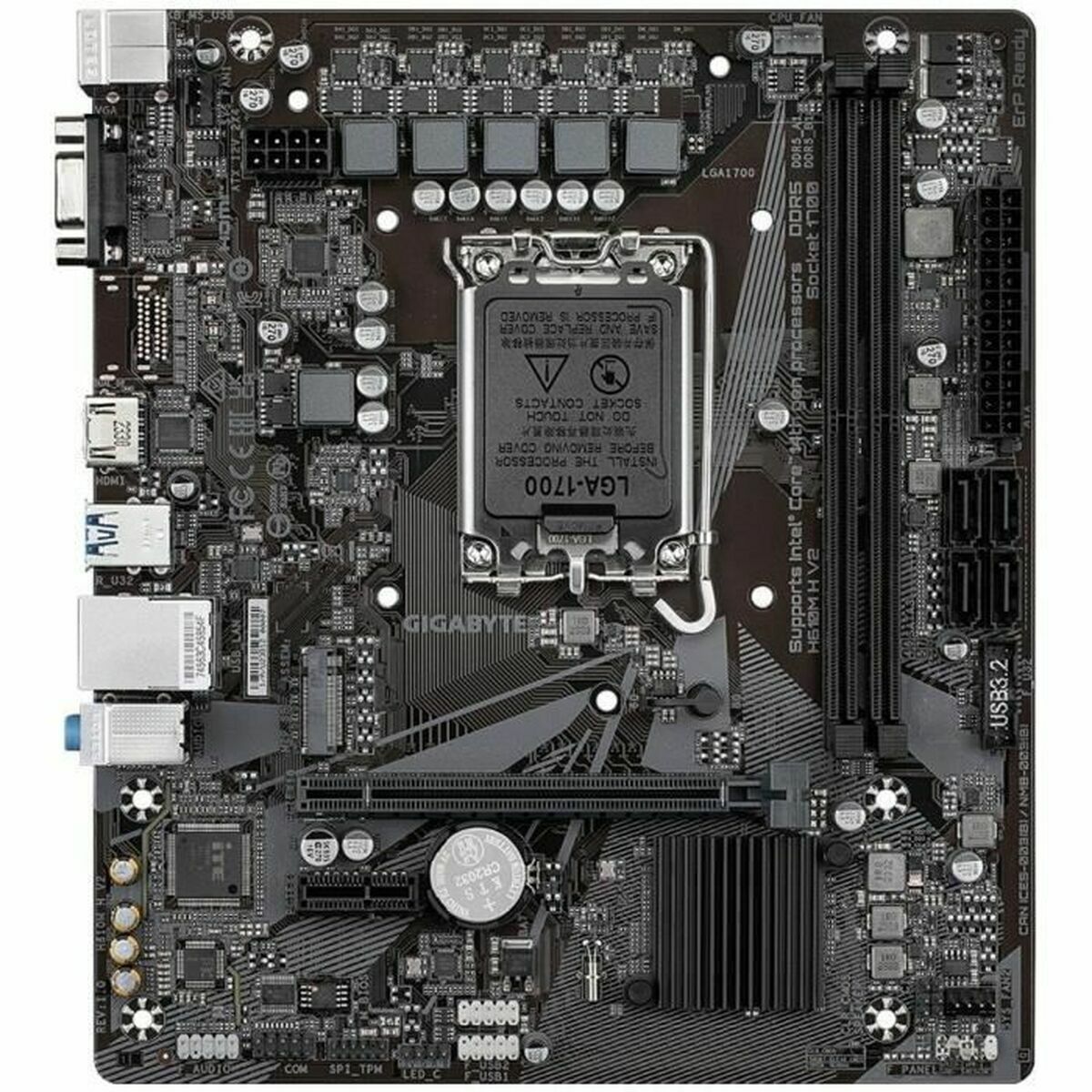 Motherboard Gigabyte H610M H V2 H610 LGA 1700