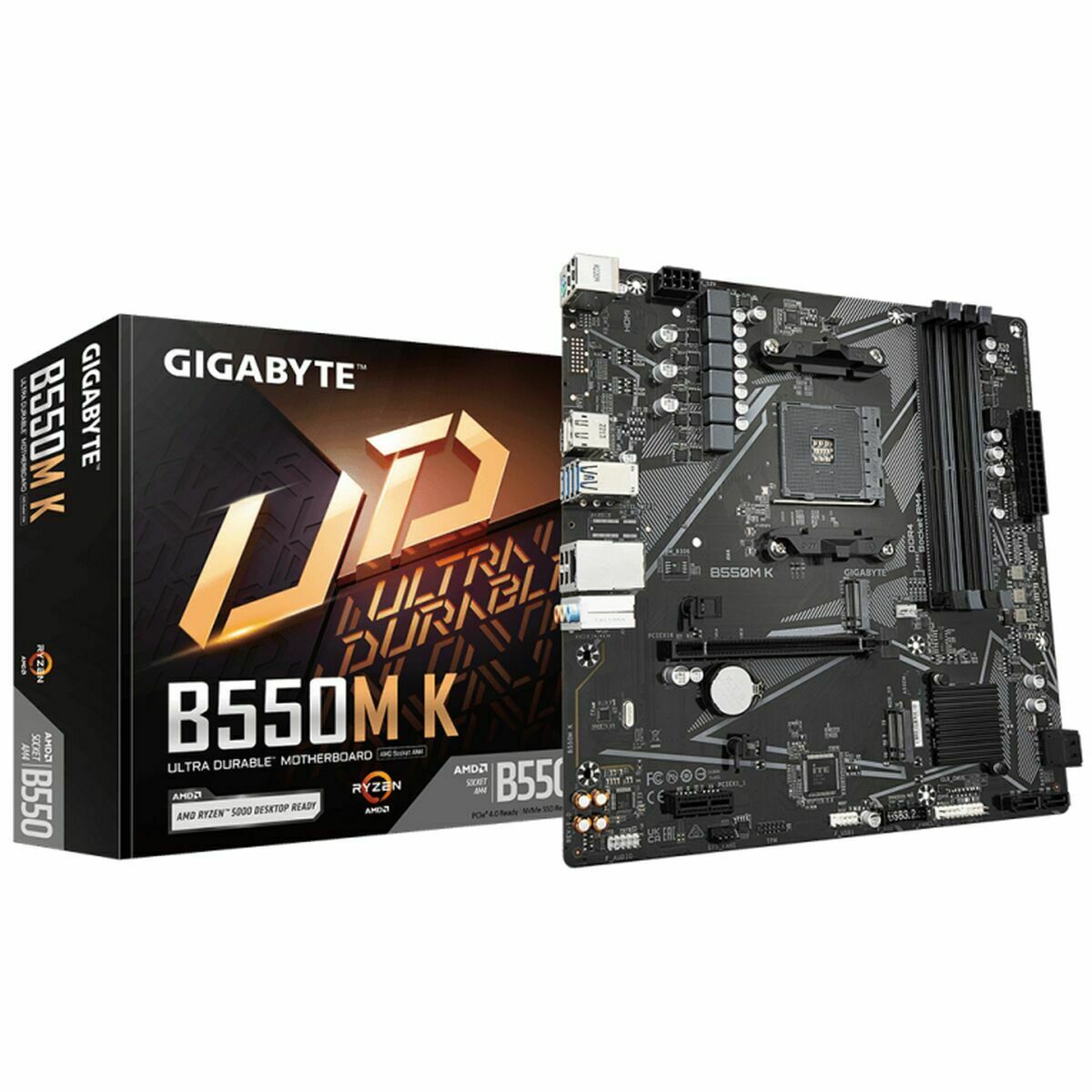Motherboard Gigabyte AMD B550 AMD AMD AM4
