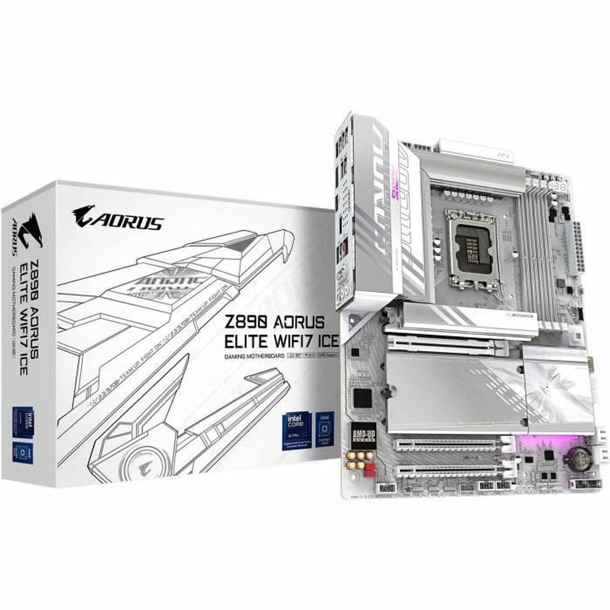 Motherboard Gigabyte Z890 A ELITE WF7 ICE LGA 1851 Motherboard Gigabyte Z890 A ELITE WF7 ICE LGA 1851