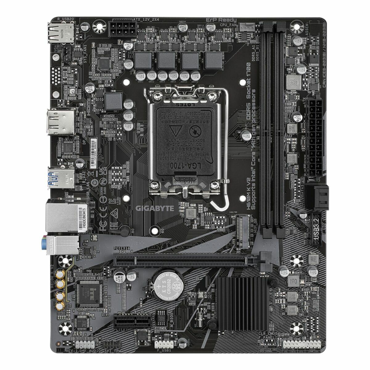 Motherboard Gigabyte H610M K V2 INTEL H610 LGA 1700