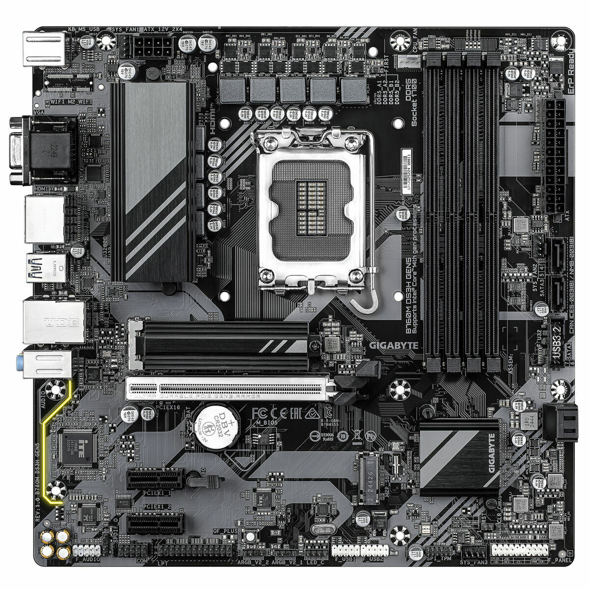 Motherboard Gigabyte B760M DS3H GEN5 INTEL B760 EXPRESS LGA 1700