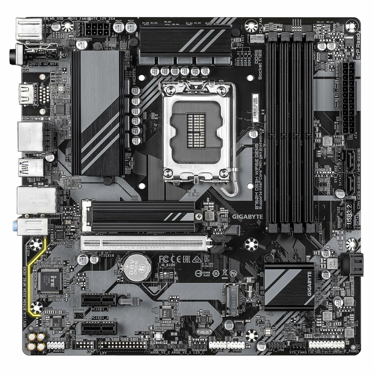 Monitor Gigabyte B760M DS3H WF6E GEN5 4096 x 2304 px