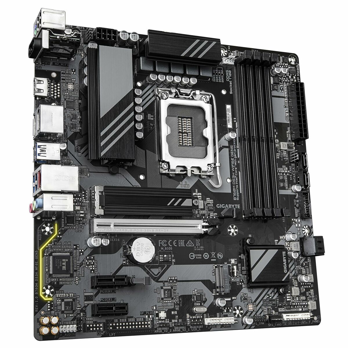Monitor Gigabyte B760M DS3H WF6E GEN5 4096 x 2304 px