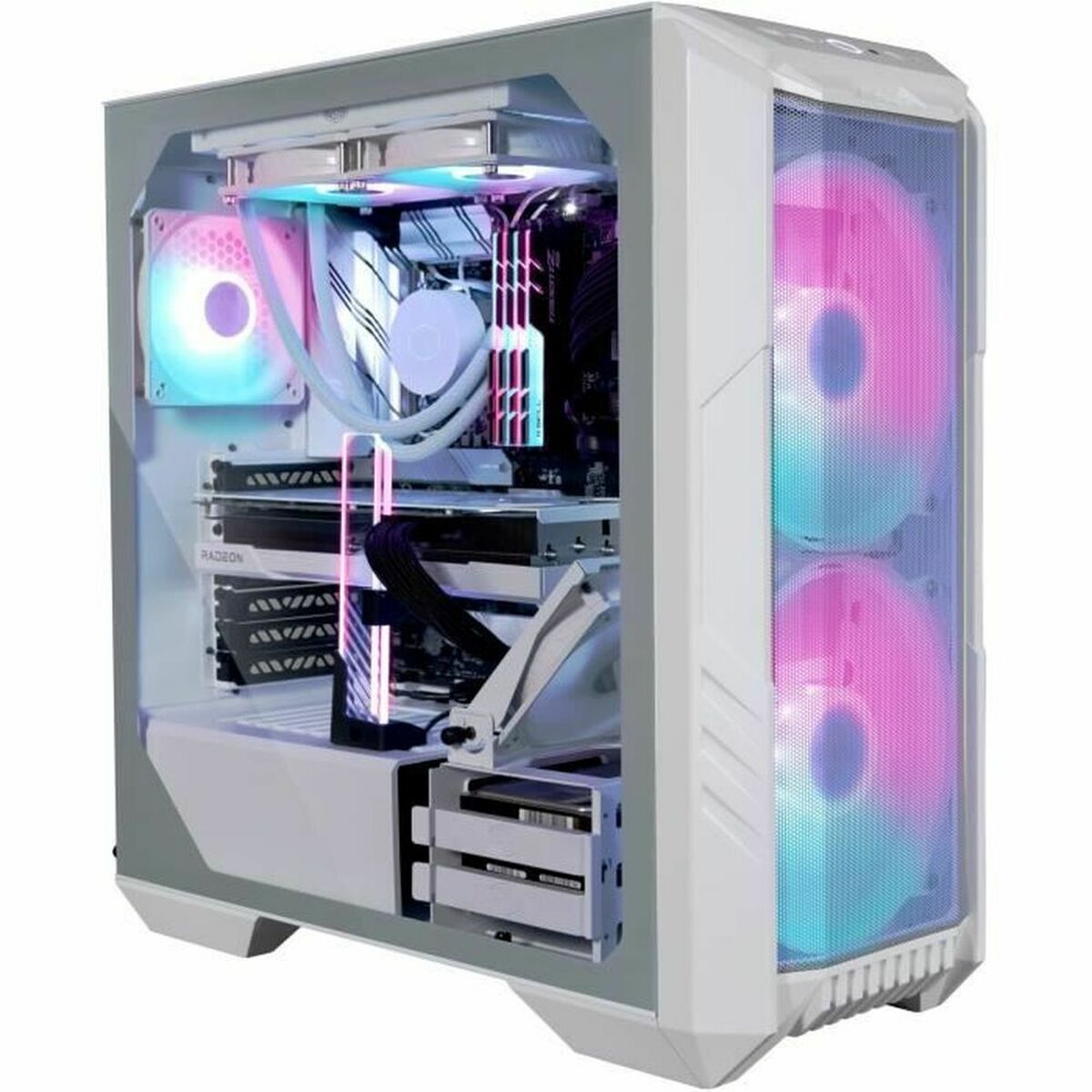 ATX Semi-tower Box Cooler Master HAF 500 White ATX Semi-tower Box Cooler Master HAF 500 White