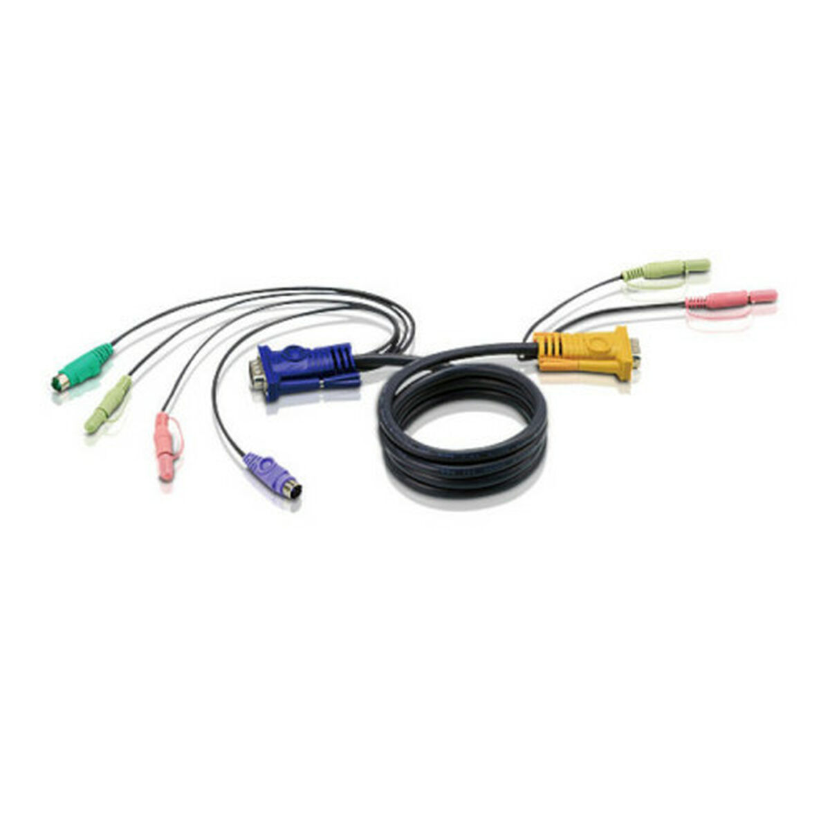 Cable adapter Aten Aten Cable KVM PS/2 con audio y SPHD 3 en 1 de 1,8 m Cable adapter Aten Aten Cable KVM PS/2 con audio y SPHD 3 en 1 de 1,8 m
