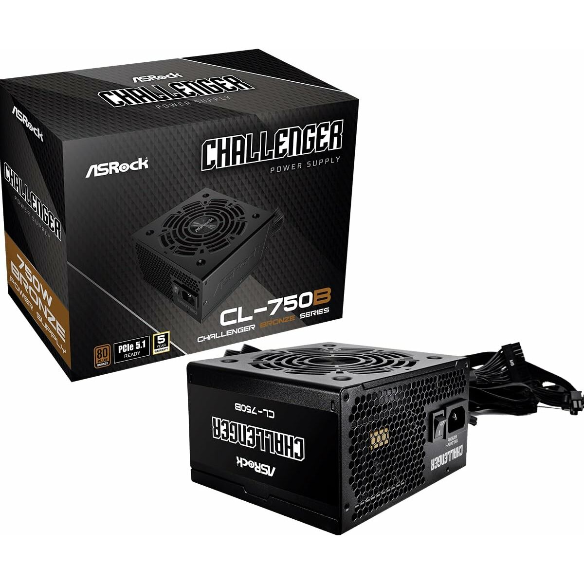Power supply ASRock 90-UXC075-BNEAAA 750 W 80 Plus Bronze