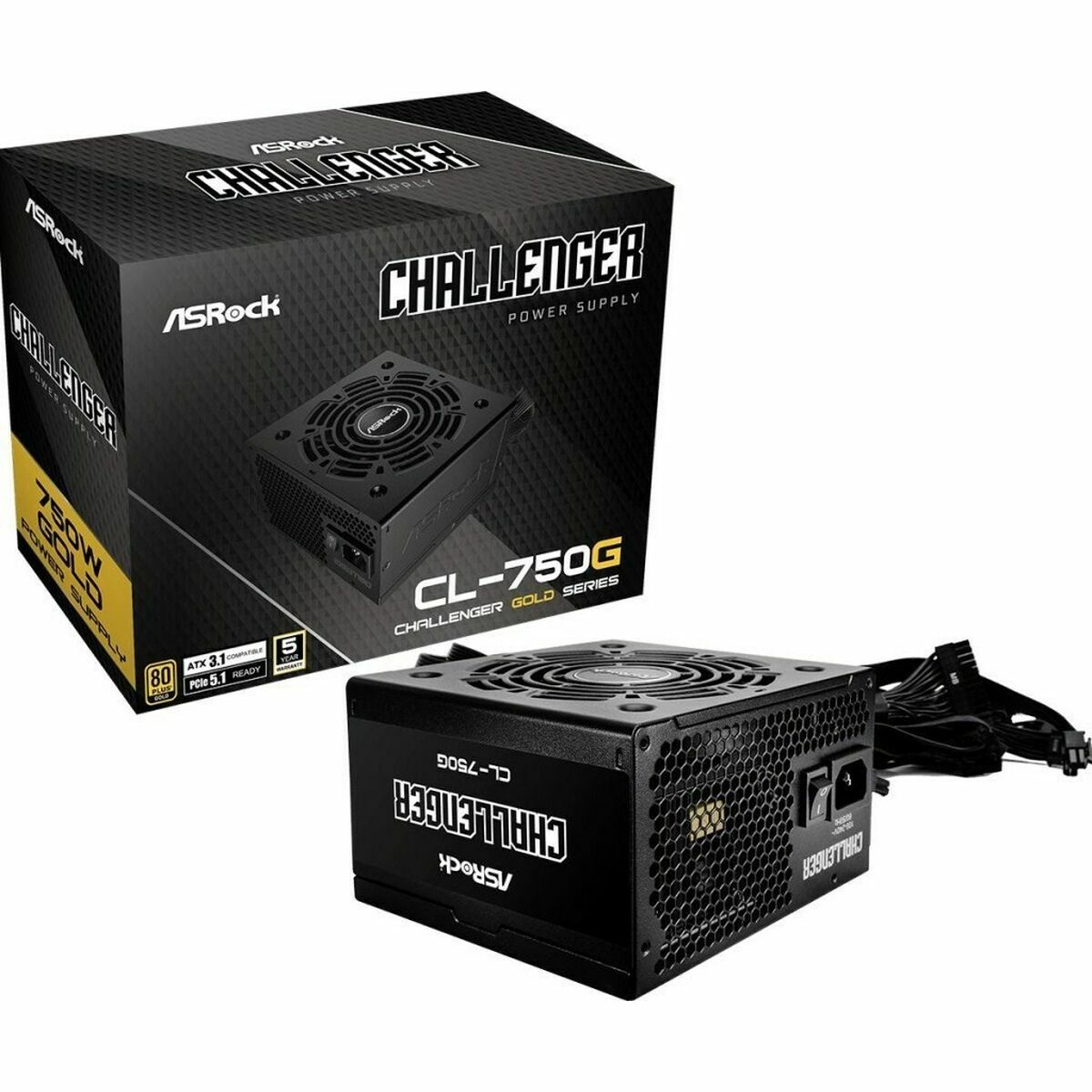 Power supply ASRock 90-UXC075-GNEAAA 750 W 80 Plus Gold Power supply ASRock 90-UXC075-GNEAAA 750 W 80 Plus Gold