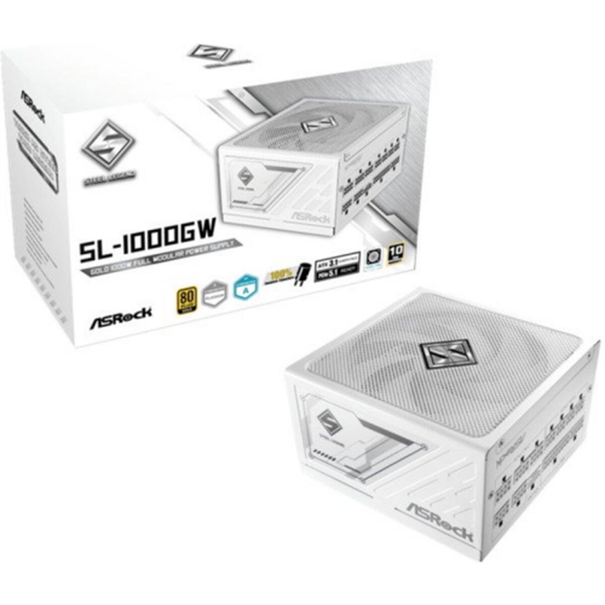 Power supply ASRock 90-UXS100-GFEABA 1000 W 80 Plus Gold Power supply ASRock 90-UXS100-GFEABA 1000 W 80 Plus Gold