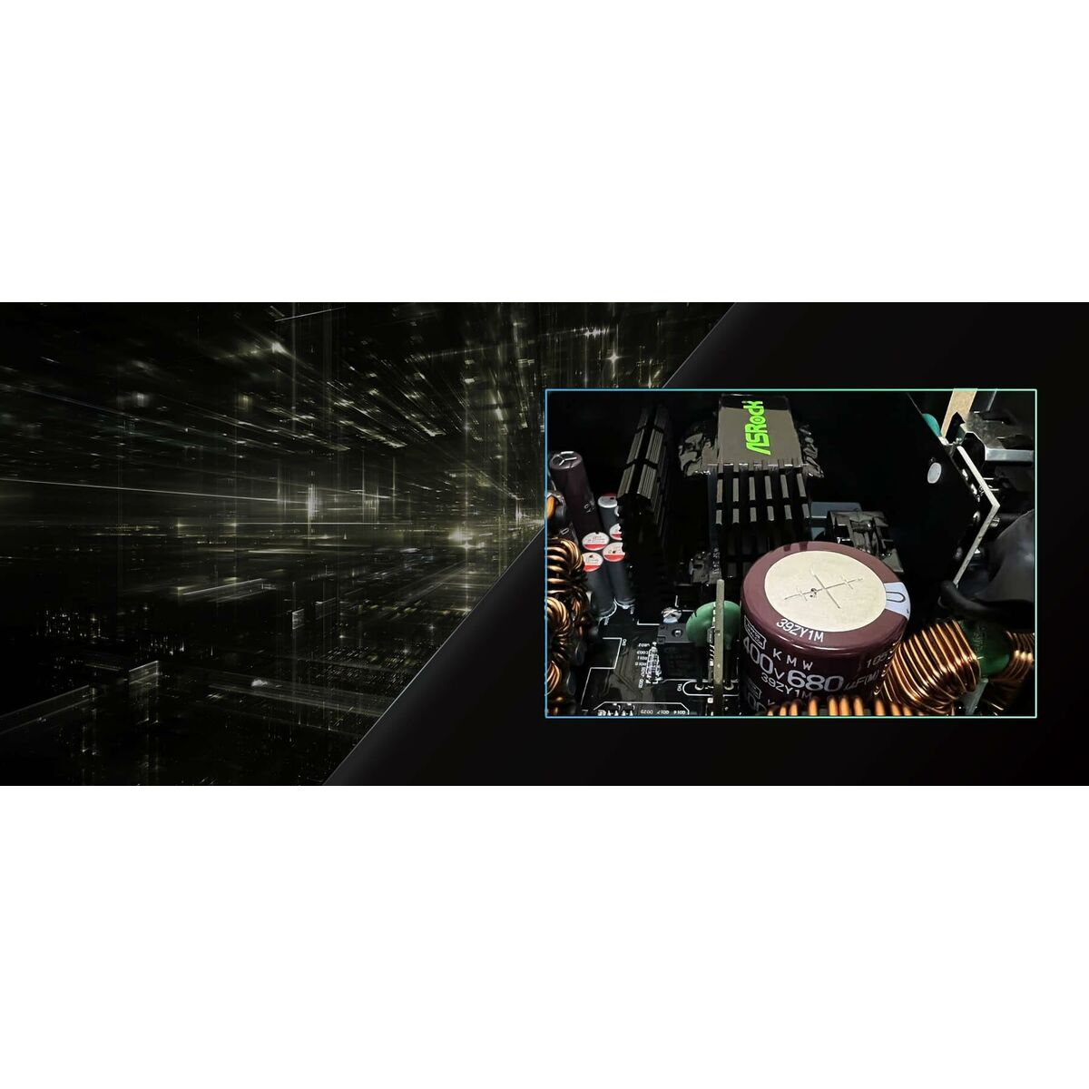 Power supply ASRock 90-UXS100-GFEABA 1000 W 80 Plus Gold