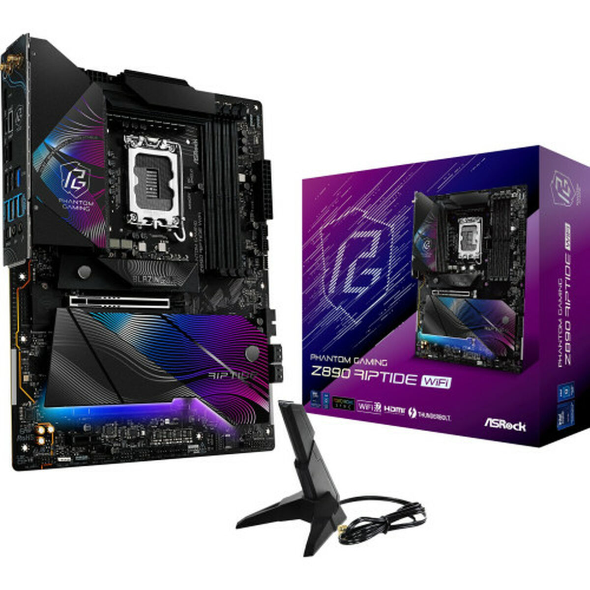 Motherboard ASRock Z890 Riptide WiFi LGA 1851 Intel Z890 Motherboard ASRock Z890 Riptide WiFi LGA 1851 Intel Z890